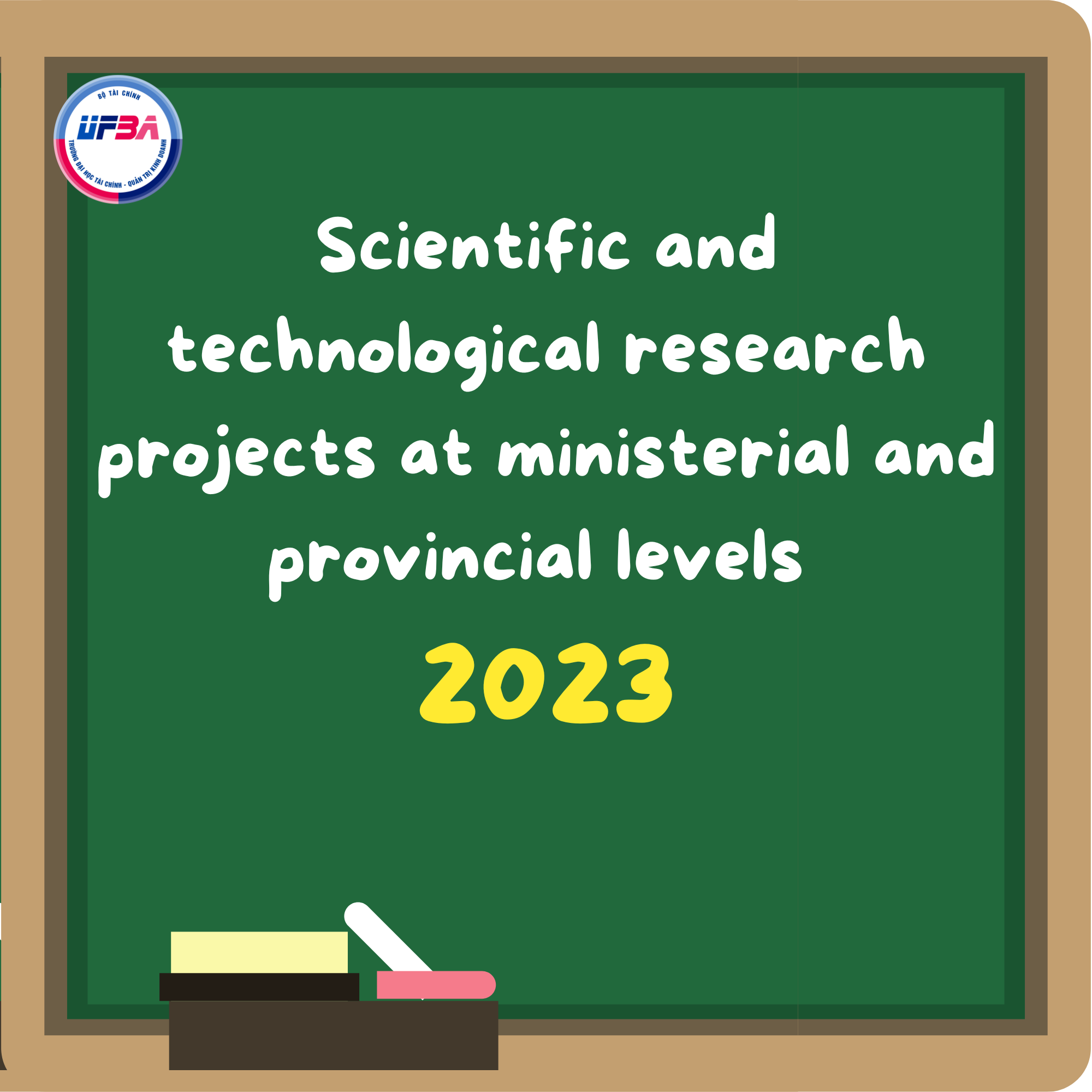 Scientific and technological research projects at ministerial and provincial levels approved in 2023